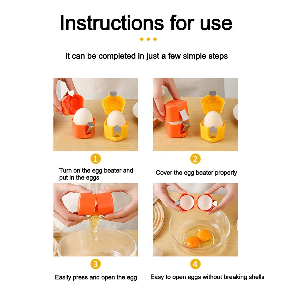 Creative Cute Egg Shell Opener - огляд і ціна Egg Separator Tool