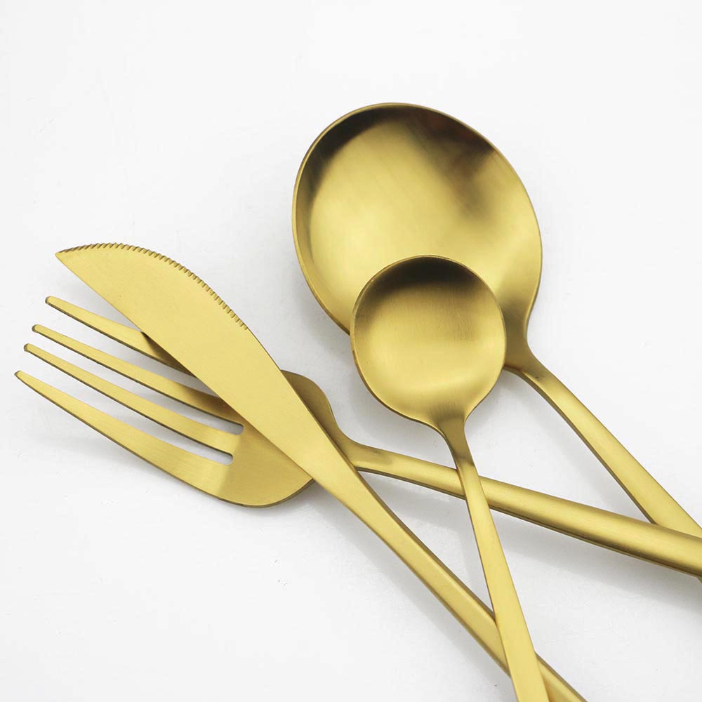 6Pcs Matte Stainless Steel Tea - огляд і ціна Kitchen Gadgets Gold