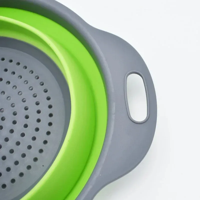 1Pc Foldable Silicone Strainer - огляд і ціна Kitchen Gadgets Organizer