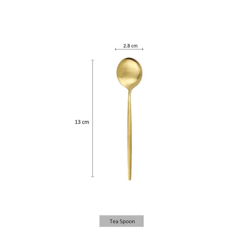 6Pcs Small Matte Spoon Tea Cof - огляд і ціна Kitchen Gadgets Gold
